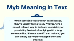 Myb Meaning in Text