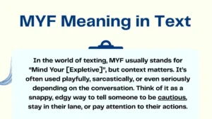 MYF Meaning in Text