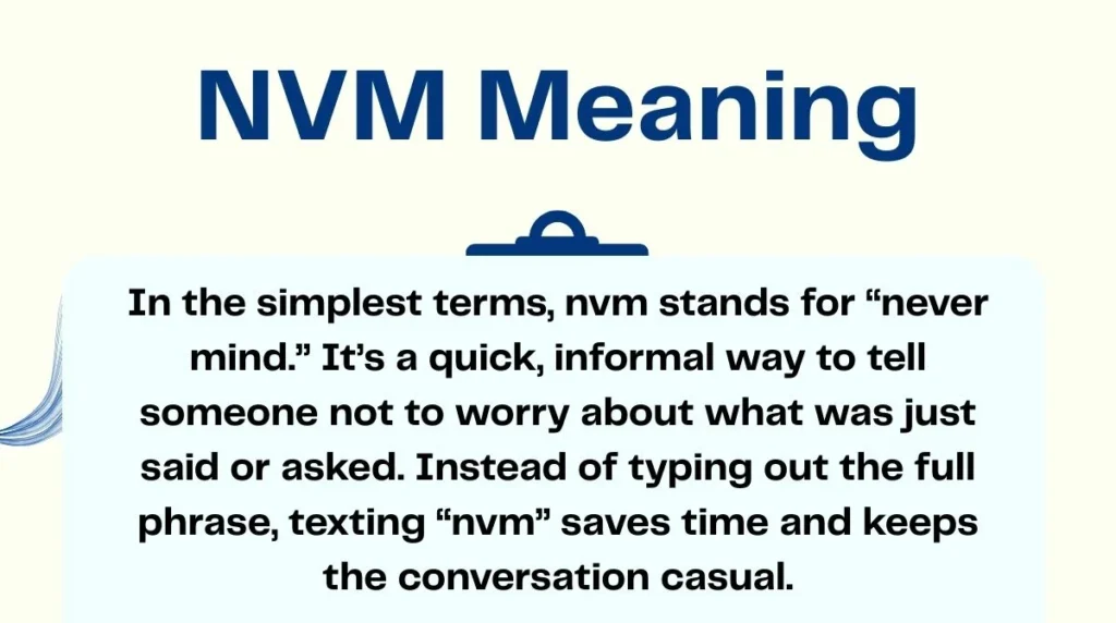 NVM Meaning