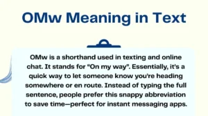 OMw Meaning in Text