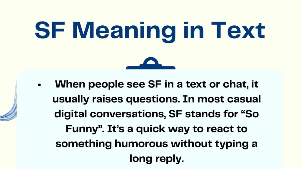 SF Meaning in Text