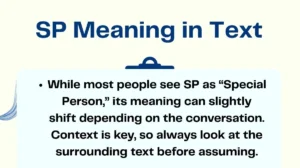 SP Meaning in Text