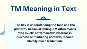 TM Meaning in Text