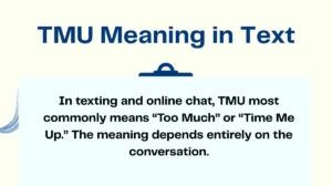 TMU Meaning in Text
