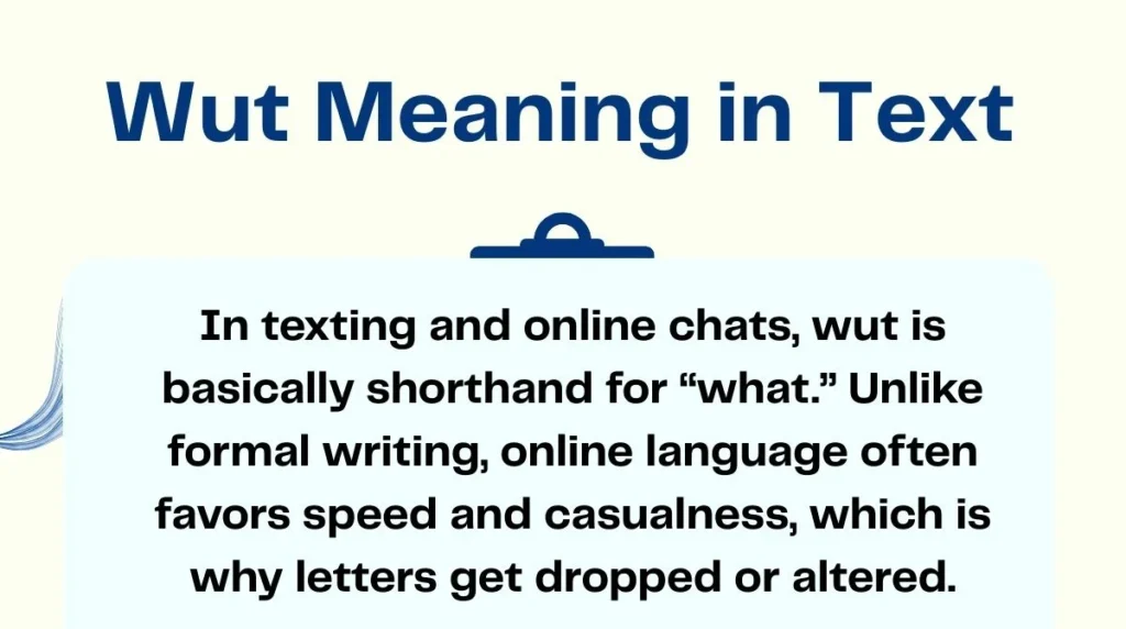 Wut Meaning in Text