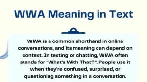 WWA Meaning in Text