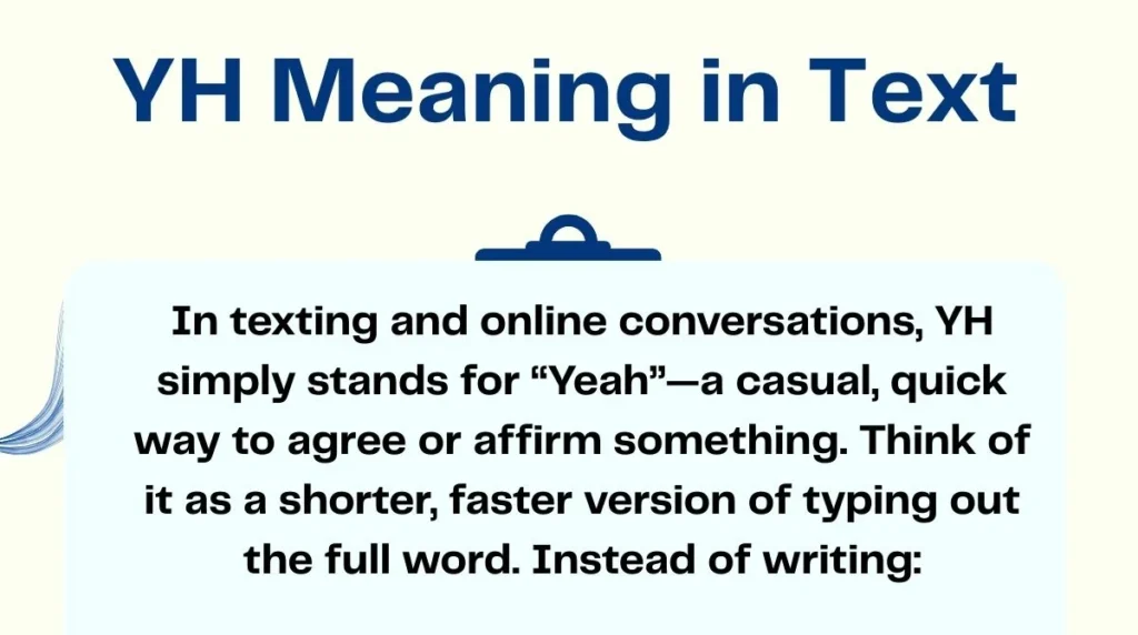 YH Meaning in Text